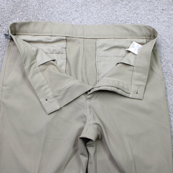 Haggar H26 Performance Pants NWT Mens 34x30 Beige Classic Fit Non-Iron Stretch - Picture 11 of 15